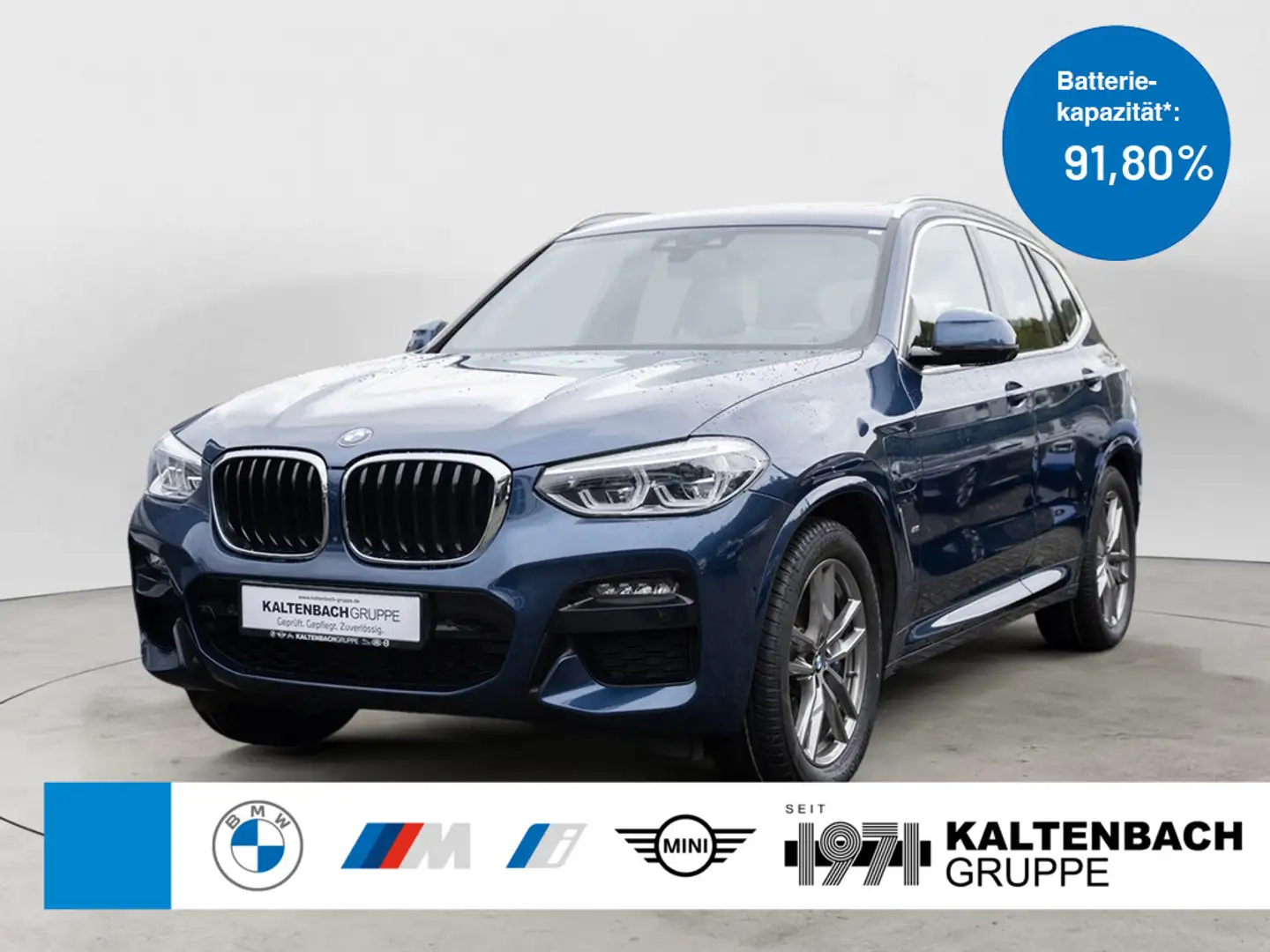 BMW X3 xDrive 30e M-Sport PANO AHK HUD 360° SHZ Blau - 1