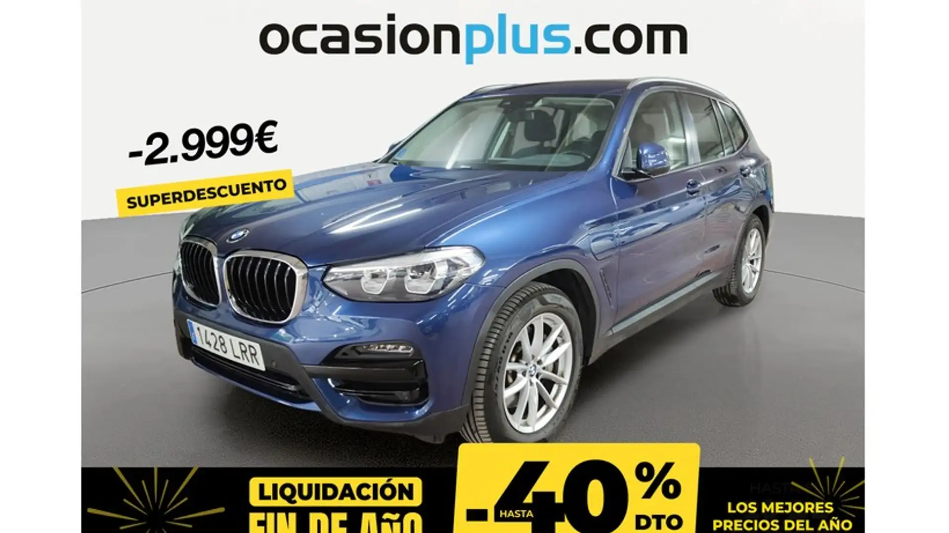 BMW X3 xDrive 30e Bleu - 1