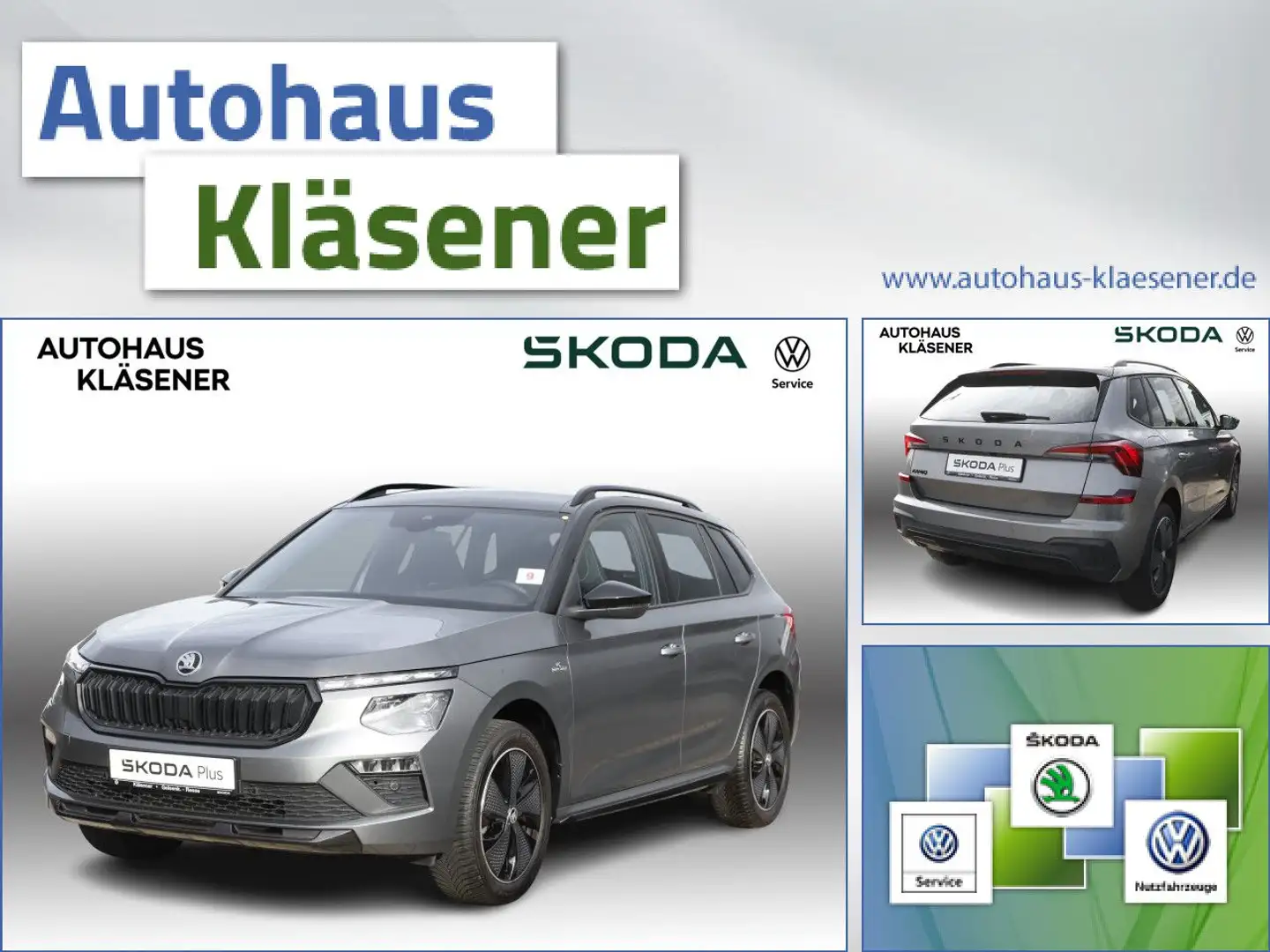 Skoda Kamiq MC 85kW DSG ACC NAVI MATRIX BSA PONO KAMERA Grau - 1
