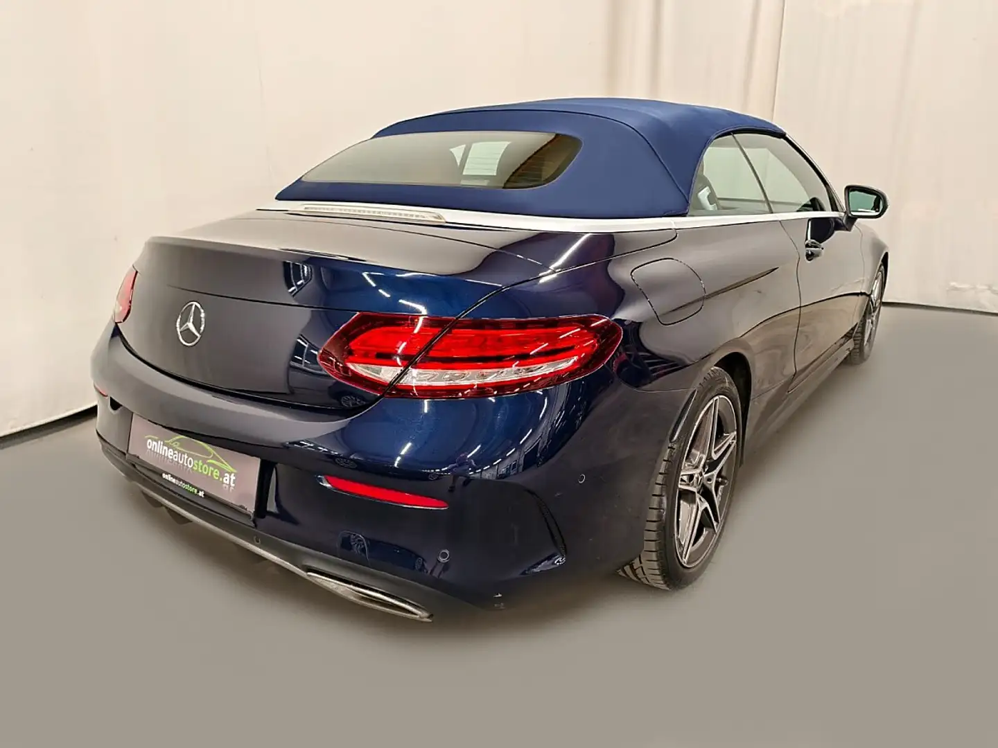 Mercedes-Benz C 200 Cabrio Aut. AMG, LED, Leder Blau - 2