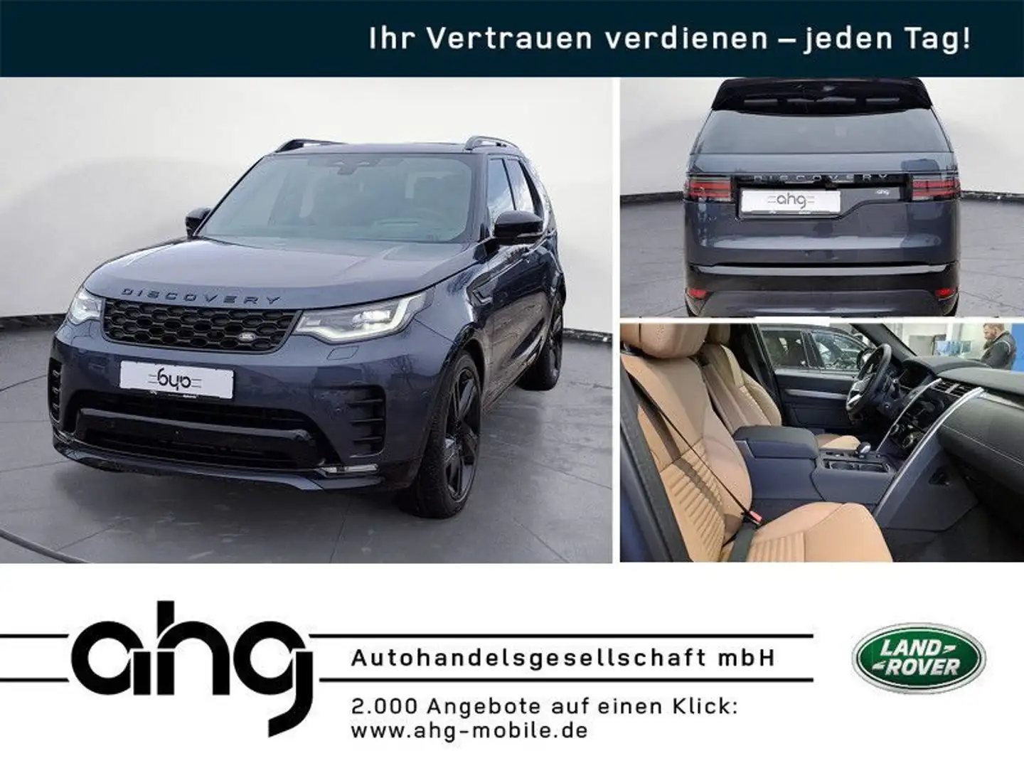Land Rover Discovery D350 DYNAMIC HSE AHK 7 Sitzer Panorama Bleu - 1