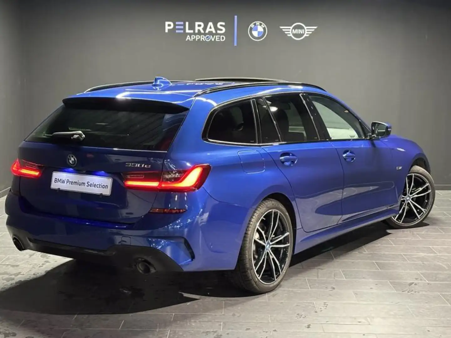 BMW 330 330eA 292ch M Sport Bleu - 2
