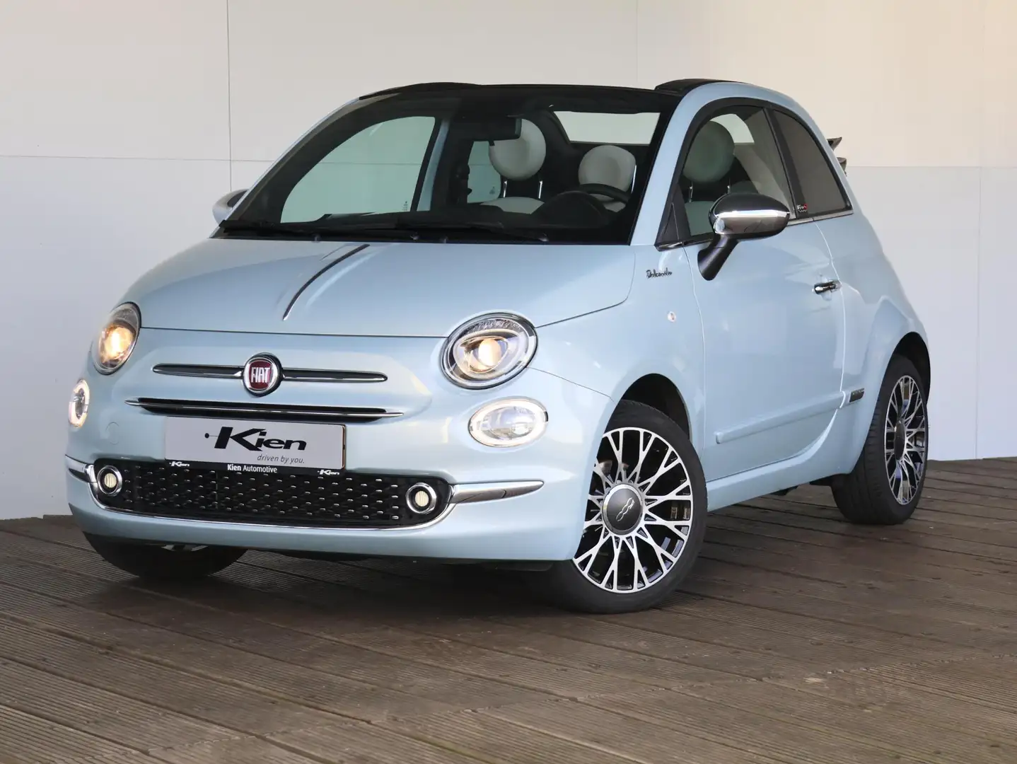 Fiat 500C 1.0 Hybrid Dolcevita | Navigatie | Cruise Control Blauw - 2