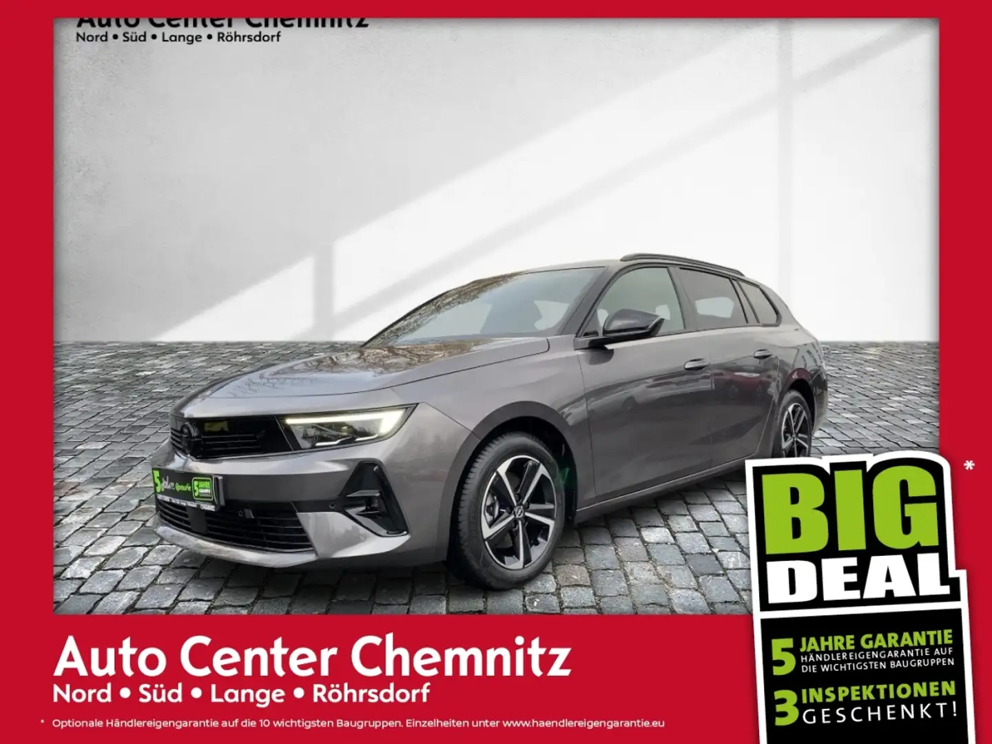 Opel Astra L ST 1.2  GS Line Matrix/Navi/SHZ/360° Grijs - 1