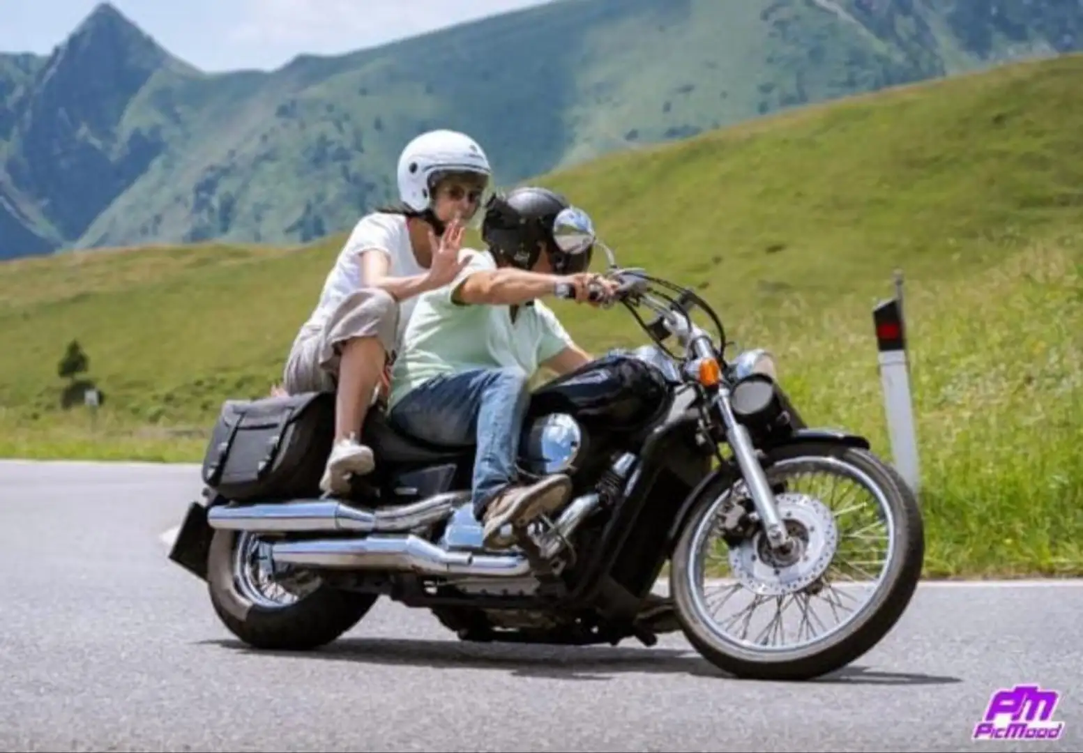 Honda Shadow Black Spirit Vt 750 Negro - 1