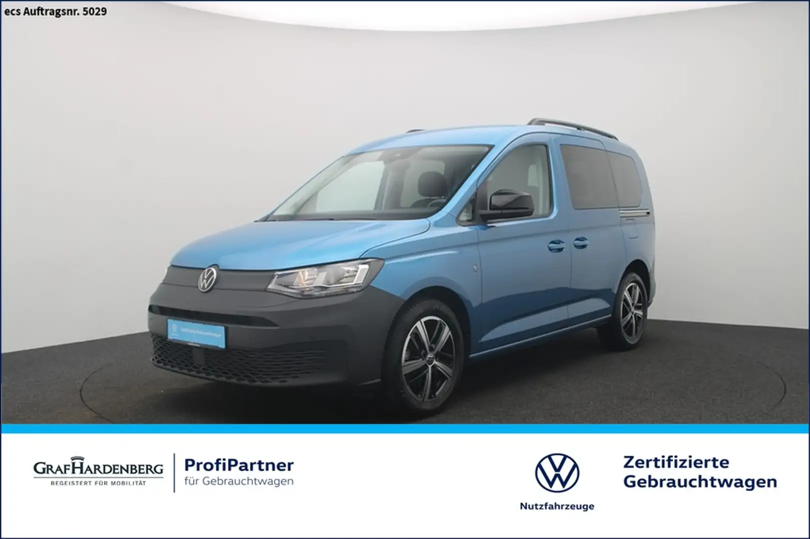 Volkswagen Caddy 1.5 TSI Navi AHK GJR DAB+ Blau - 1
