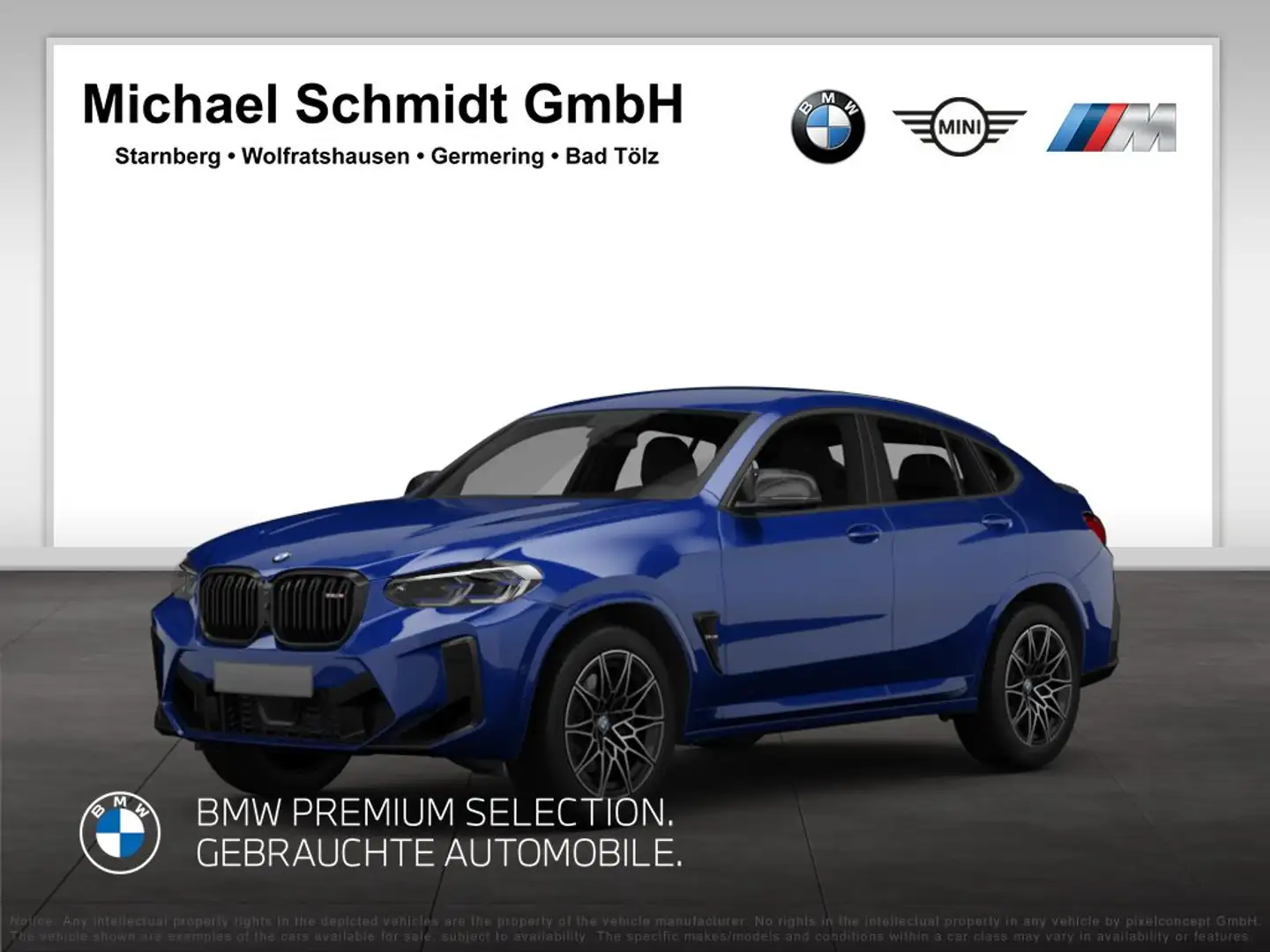 BMW X4 M M Competition Head-Up HK HiFi DAB LED WLAN Blau - 1