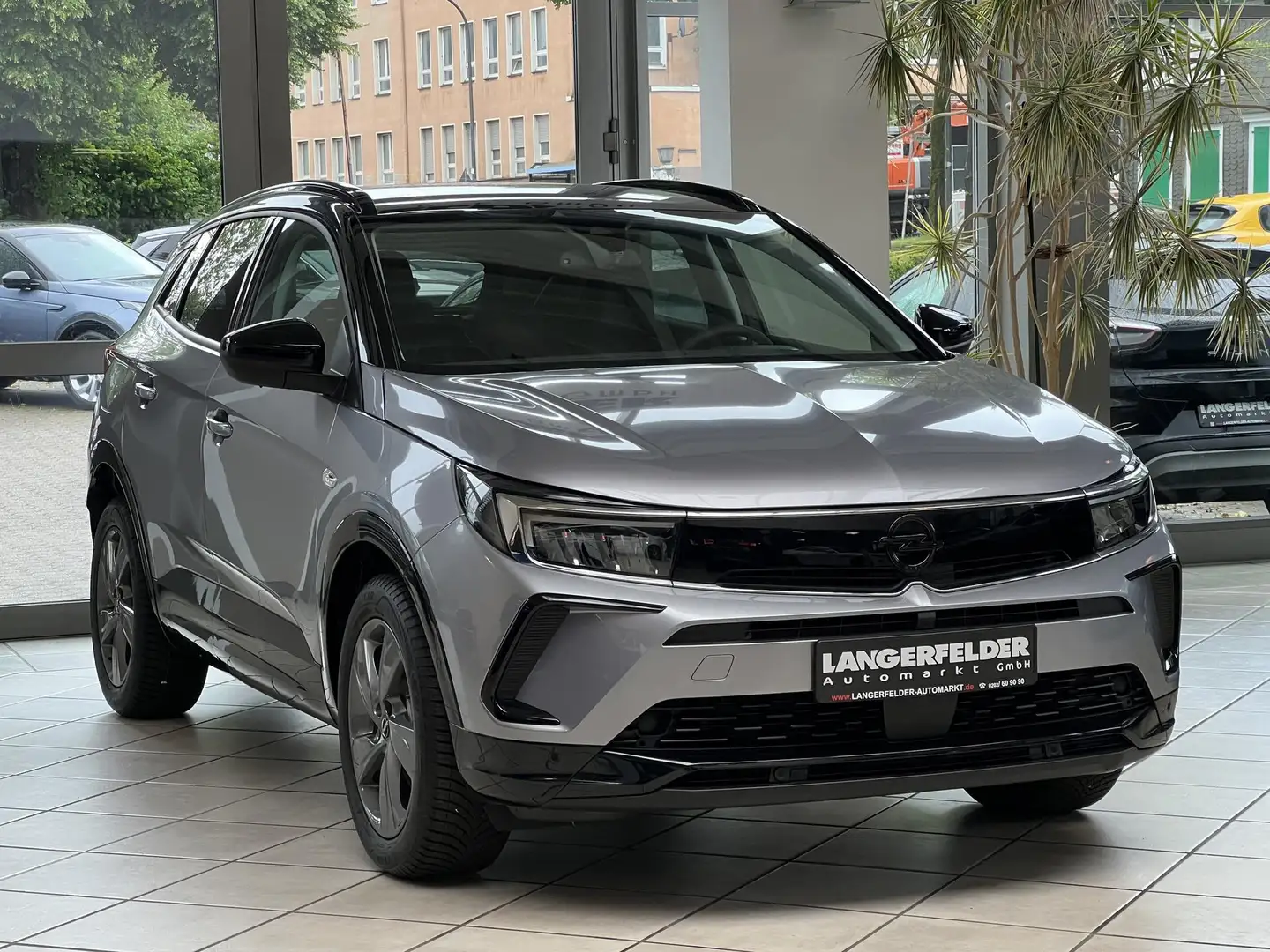 Opel Grandland X Grandland (x) 1.2Turbo GS*KAMERA*Teilleder*TPM* Grau - 1