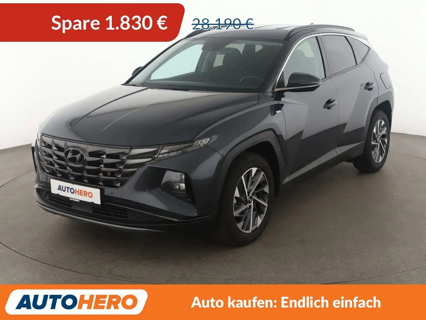 Hyundai TUCSON 1.6 T-GDI Mild-Hybrid Trend 2WD Aut.*NAVI*CAM*ACC* Grau - 1