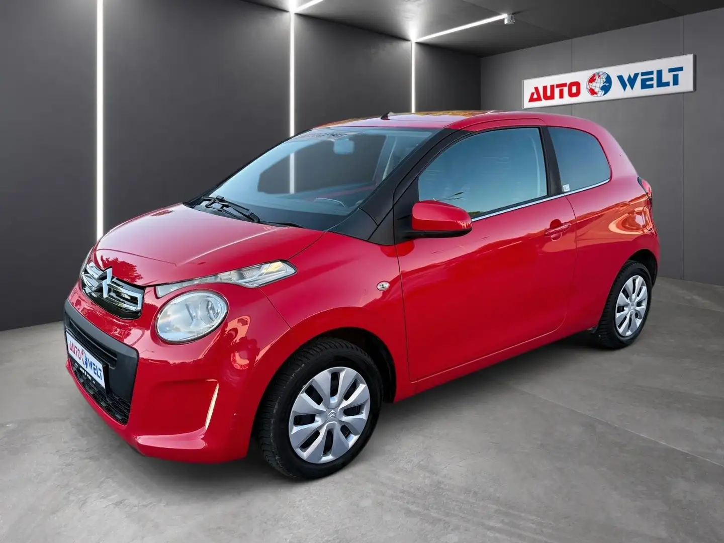 Citroen C1 1.0 VTi  Klimaanlage Tempomat BT Freisprech Rot - 1