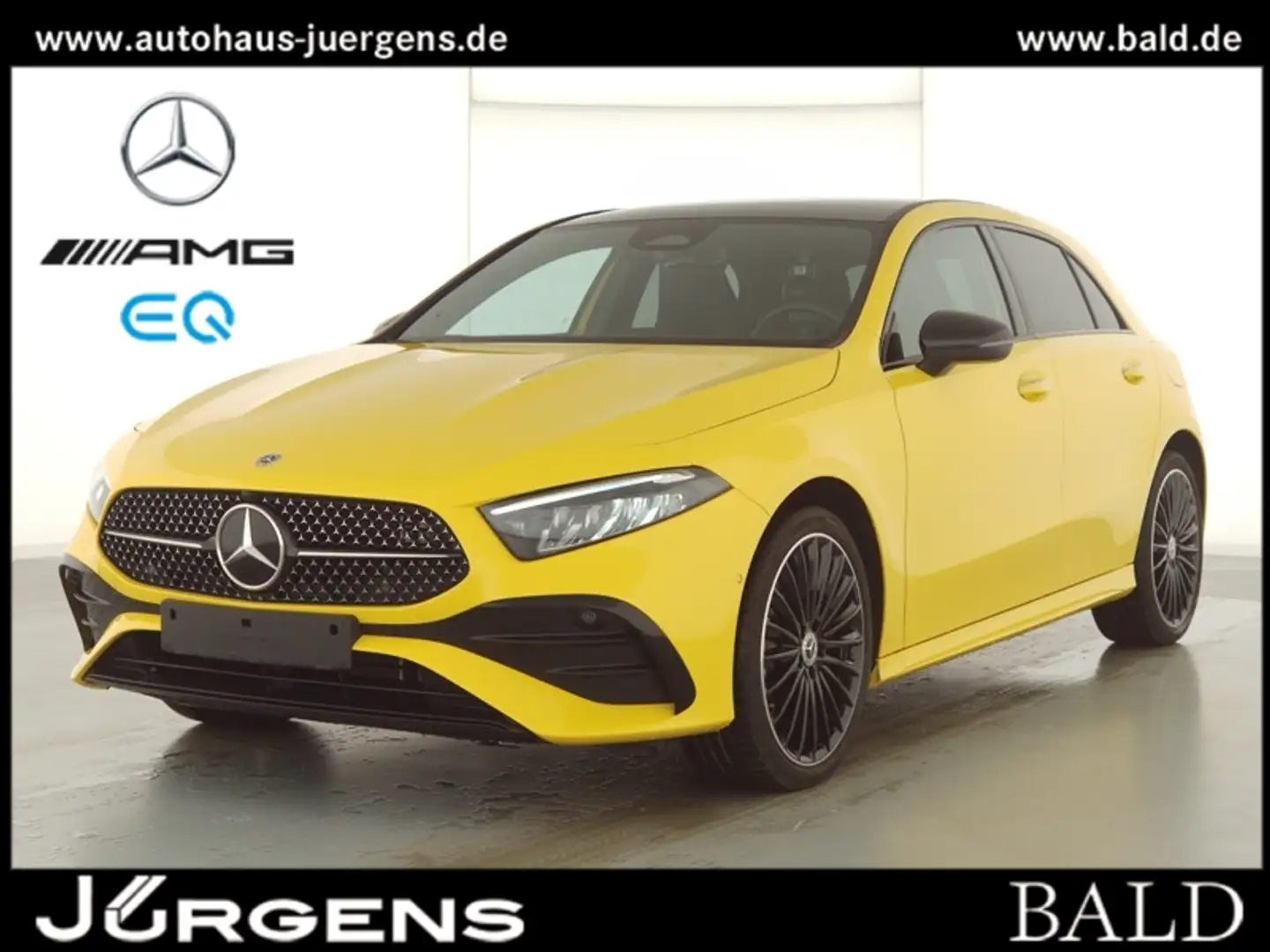 Mercedes-Benz A 250 e AMG-Sport/LED/Cam/Pano/Night/Totw/Mopf Gelb - 2