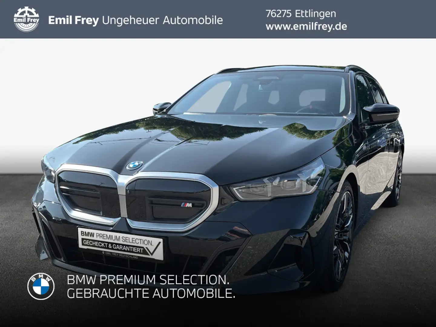 BMW i5 M60 Touring Sportpaket Pro AHK Pano Schwarz - 1