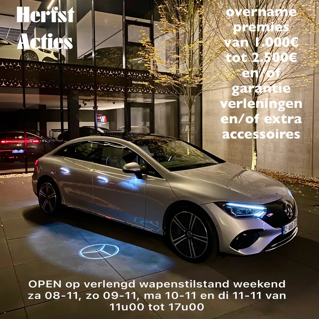 Mercedes-Benz EQE 300 LUXURY HYPERSCEEN OPENDEUR 08-09-10 & 11 nov. Argent - 2