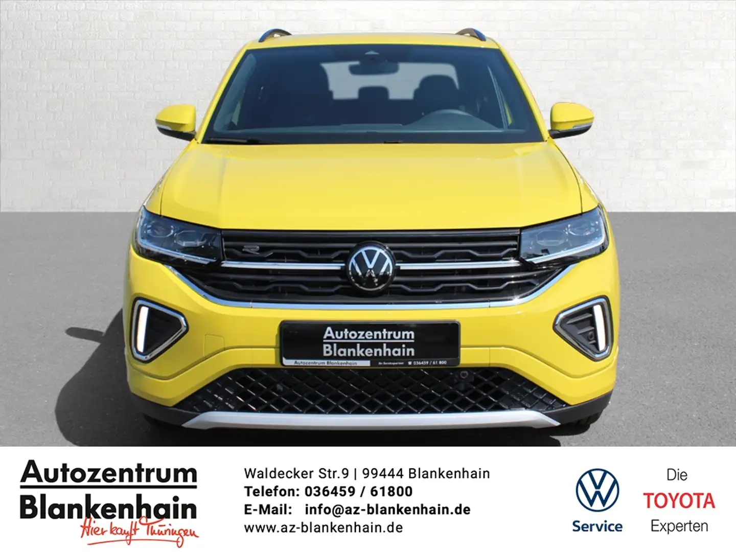Volkswagen T-Cross 1,5 R-Line Automatik*AHK*IQ.Drive*Matrix Amarillo - 2