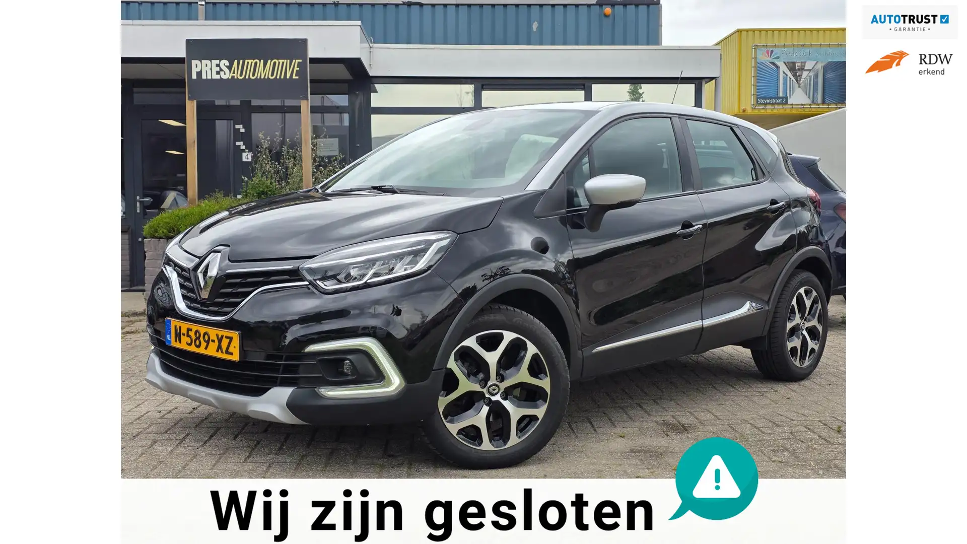 Renault Captur 1.2 TCe Intens |AUTOMAAT|FACELIFT Noir - 1