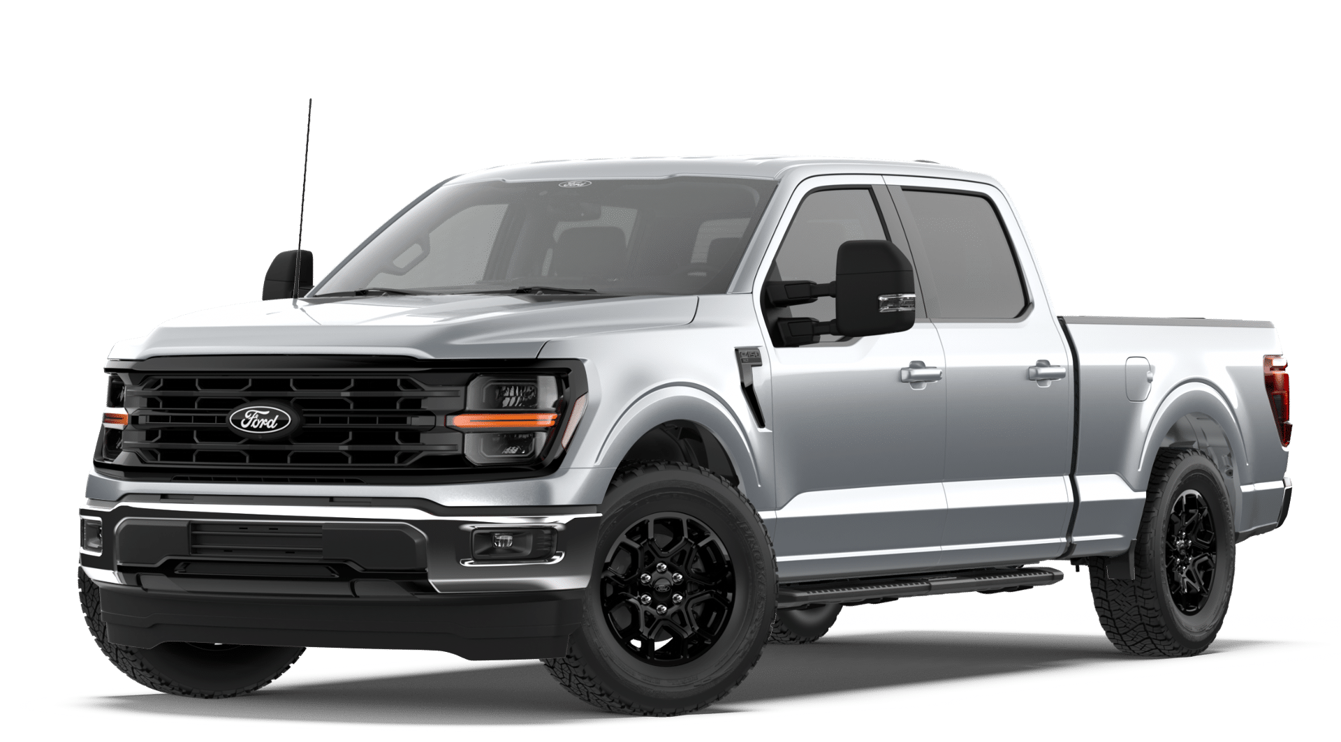 Silver 2026 Ford F-150 Pickup Truck Four-Wheel Drive Automatic