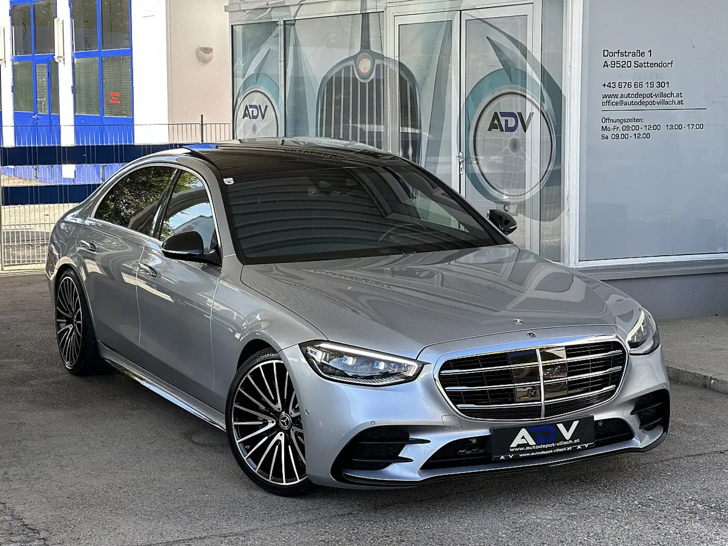 Mercedes-Benz S 400 d lang AMG-Line 4MATIC Aut. Silber - 1