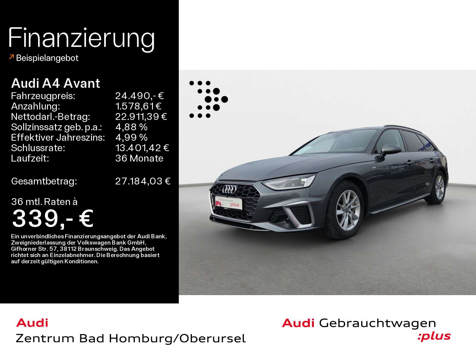 Second hand Audi A4 2.0