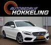 Mercedes-Benz C 180 Estate Edition 1 AMG; Automaat+Leder+Led=SUPER !! Wit - thumbnail 1