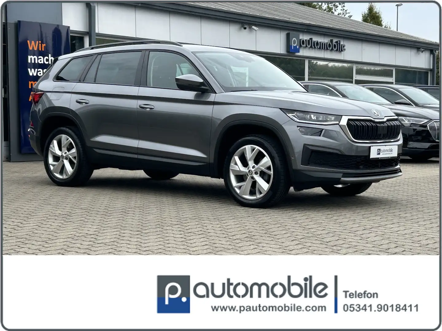 Skoda Kodiaq 2.0 TDI DSG Tour*Traveller+*Matrix*AHK* Gris - 2