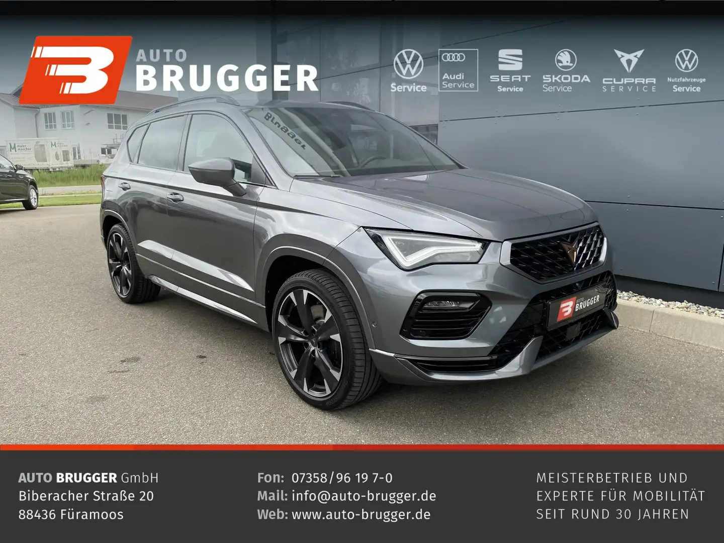 CUPRA Ateca 2.0 TSI DSG 4DRIVE KAMERA NAVI LED PANORAMA Grau - 1