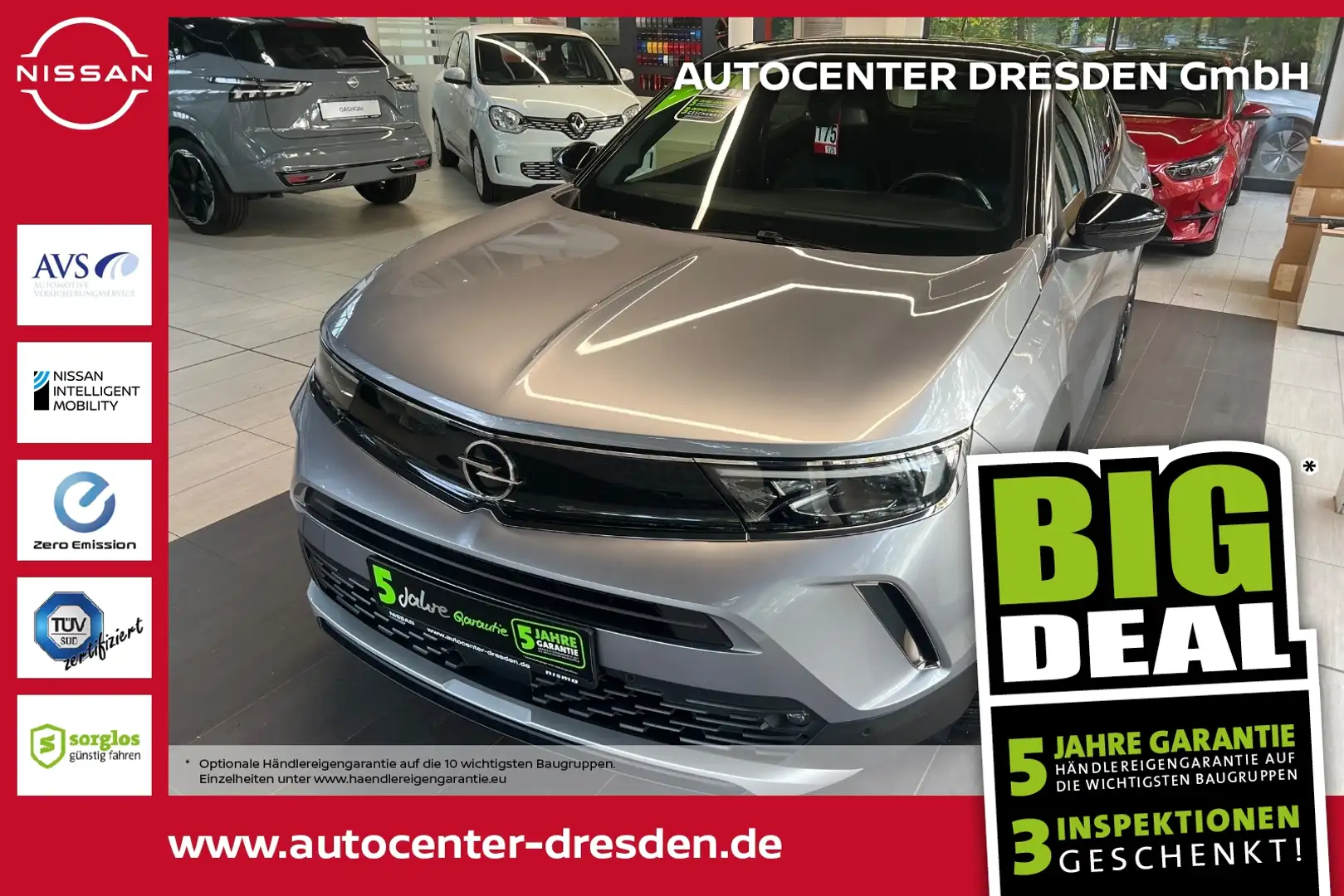 Opel Mokka 1.2 Turbo Ultimate ACC+LED+Navi+SHZ+KlimaA Gris - 1