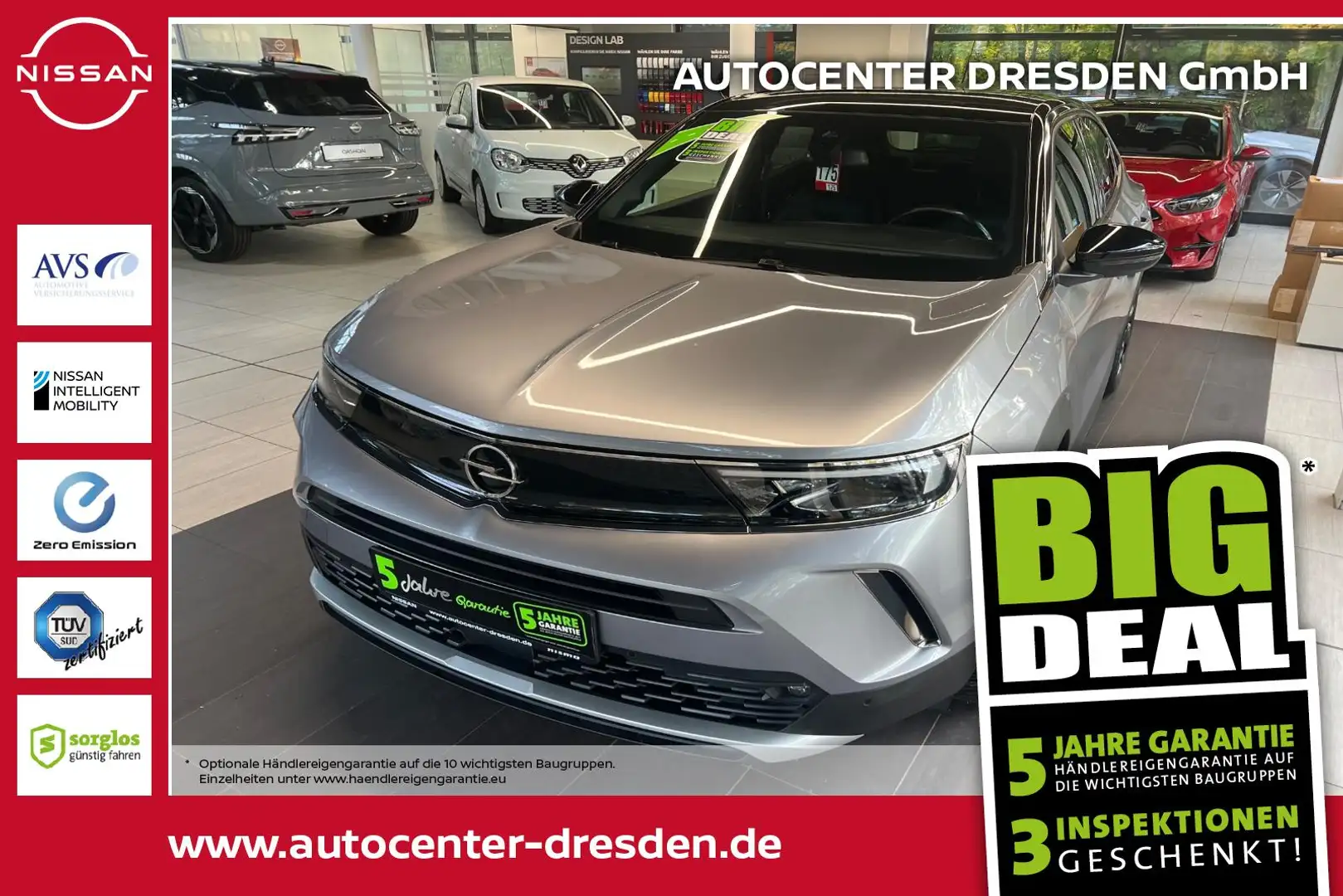 Opel Mokka 1.2 Turbo Ultimate ACC+LED+Navi+SHZ+KlimaA Grau - 1