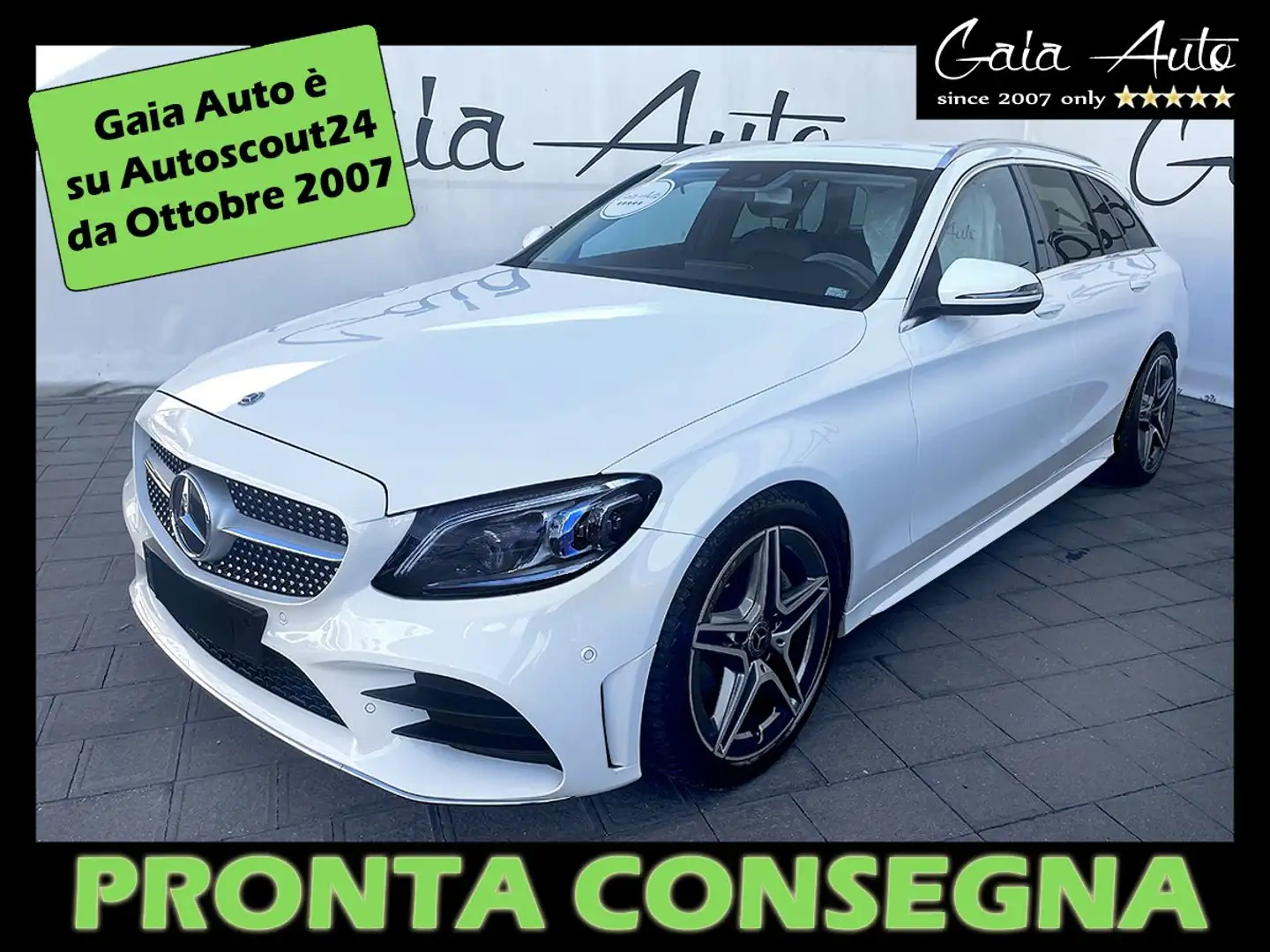Mercedes-Benz C 220 SW d Premium AMG LED multibeam Cockpit Белый - 1