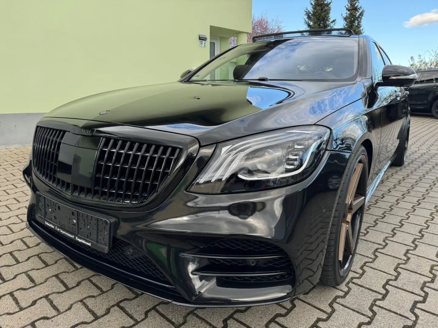 Mercedes-Benz S 400 d 4Matic Lang AMG Panorama Chauffeur HUD Fekete - 2