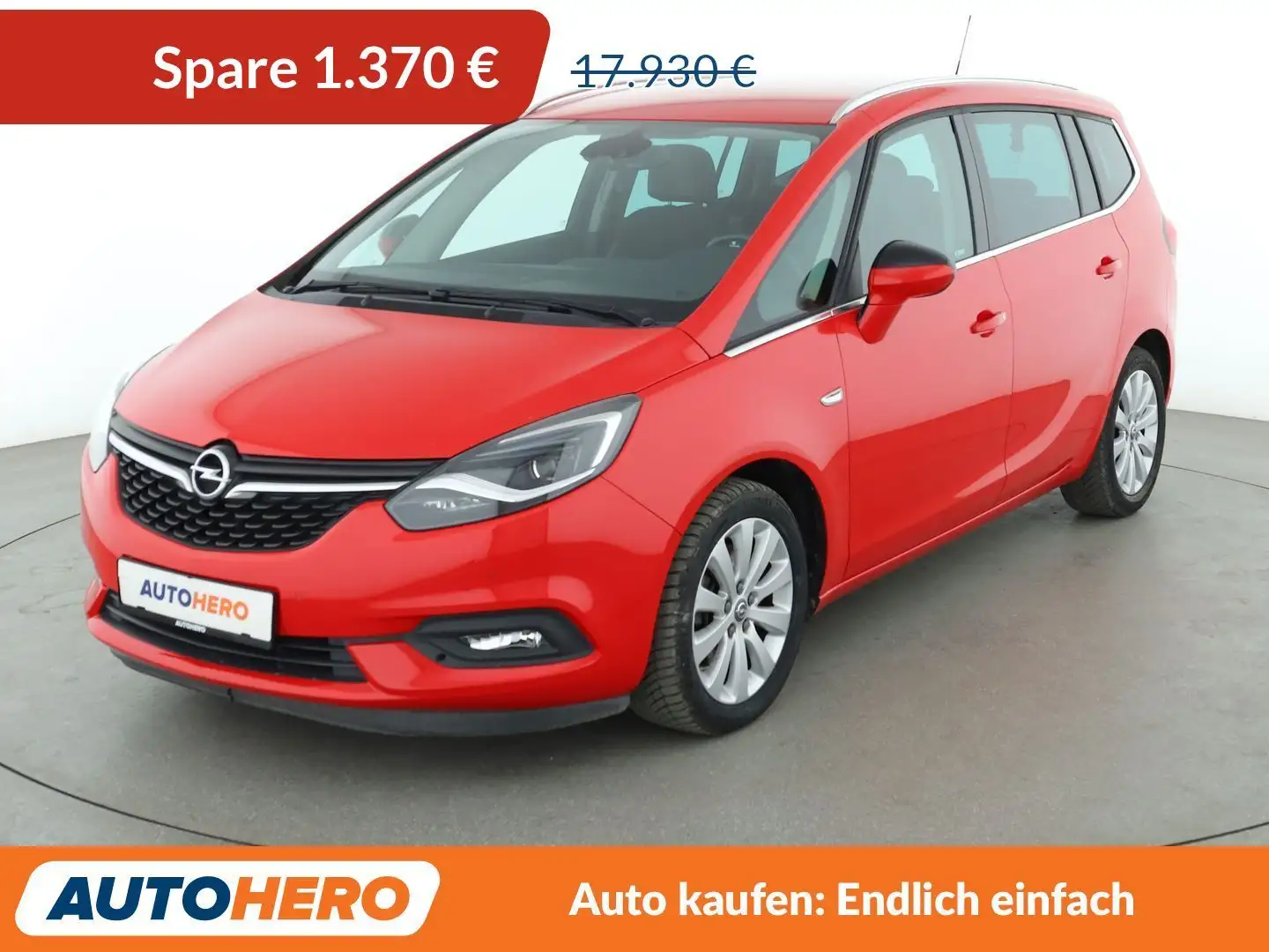 Opel Zafira Tourer 1.6 SIDI Turbo Innovation Aut.*LED*PDC*SHZ*KLIMA* Rot - 1