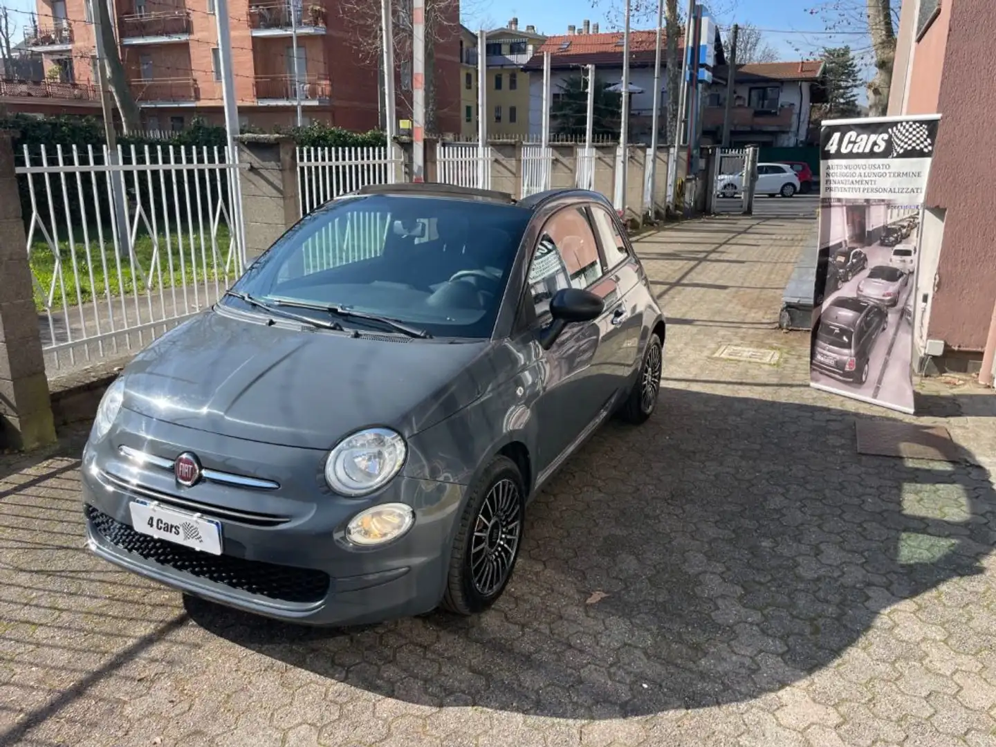 Fiat 500 C 1.0 Hybrid Dolcevita Grau - 2