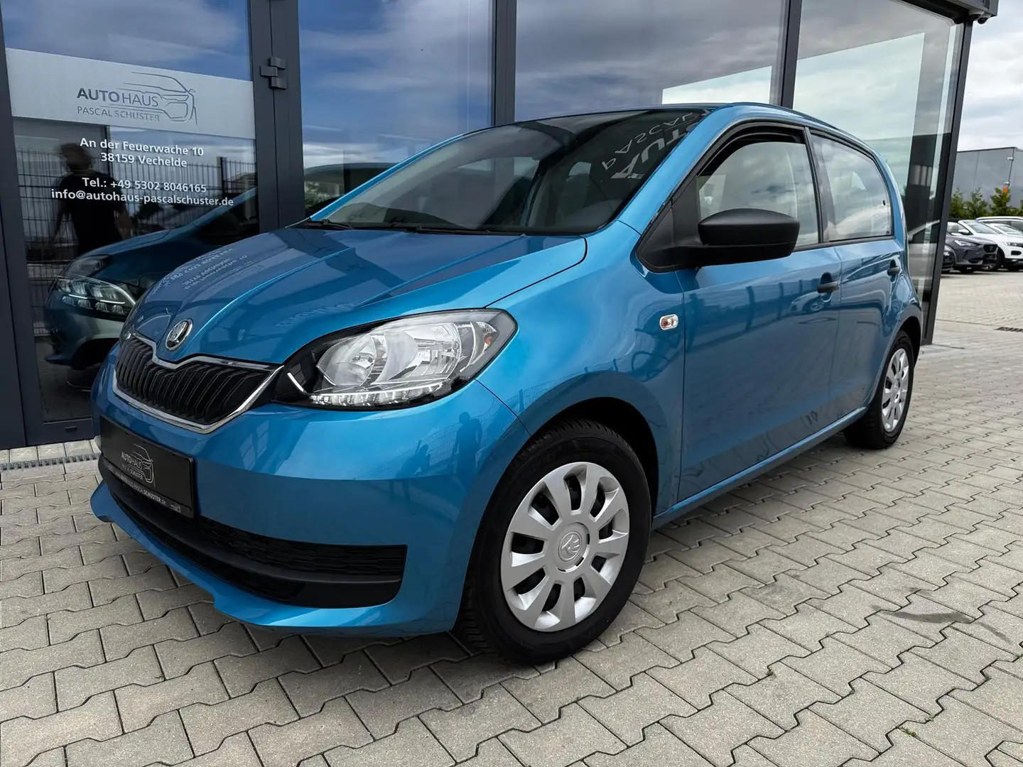 Skoda Citigo Active 1.0 MPI/AUTOMATIK/KLIMA/PDC Blauw - 2