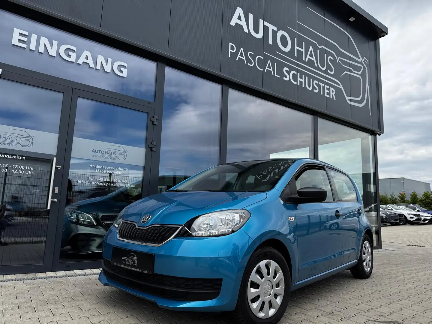 Skoda Citigo Active 1.0 MPI/AUTOMATIK/KLIMA/PDC Blauw - 1