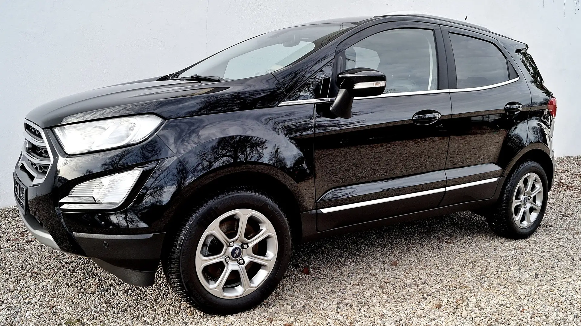 Ford EcoSport TITANIUM+EXTRAS -ERSTBESITZ- *AUCH MIT GARANTIE* Schwarz - 2