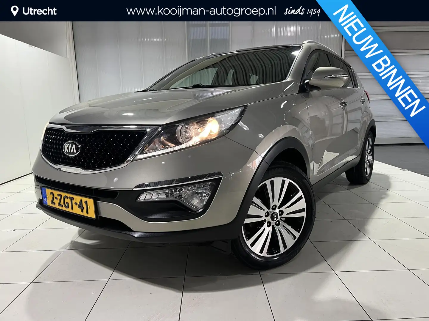 Kia Sportage 2.0 BusinessPlusLine Trekhaak, elektrisch glazen p Grijs - 1
