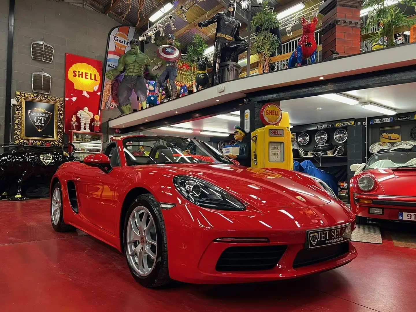 Porsche 718 Boxster 2.0 Turbo PDK ** Voiture Belge **3166 KM** Rouge - 1