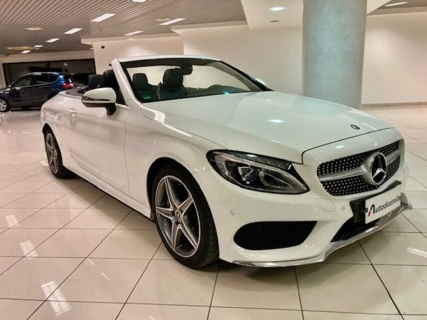 Mercedes-Benz C 180 Cabrio Premium AMG Full Optionals PREZZO REALE !! Bianco - 1