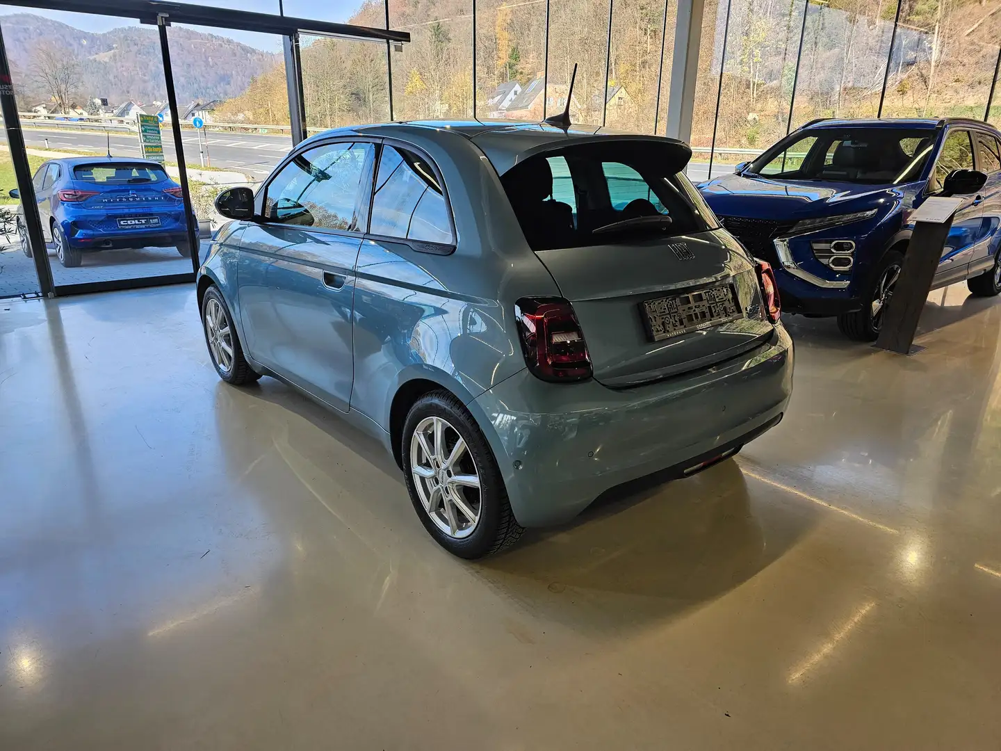 Fiat 500e Passion 42 kWh Blau - 2