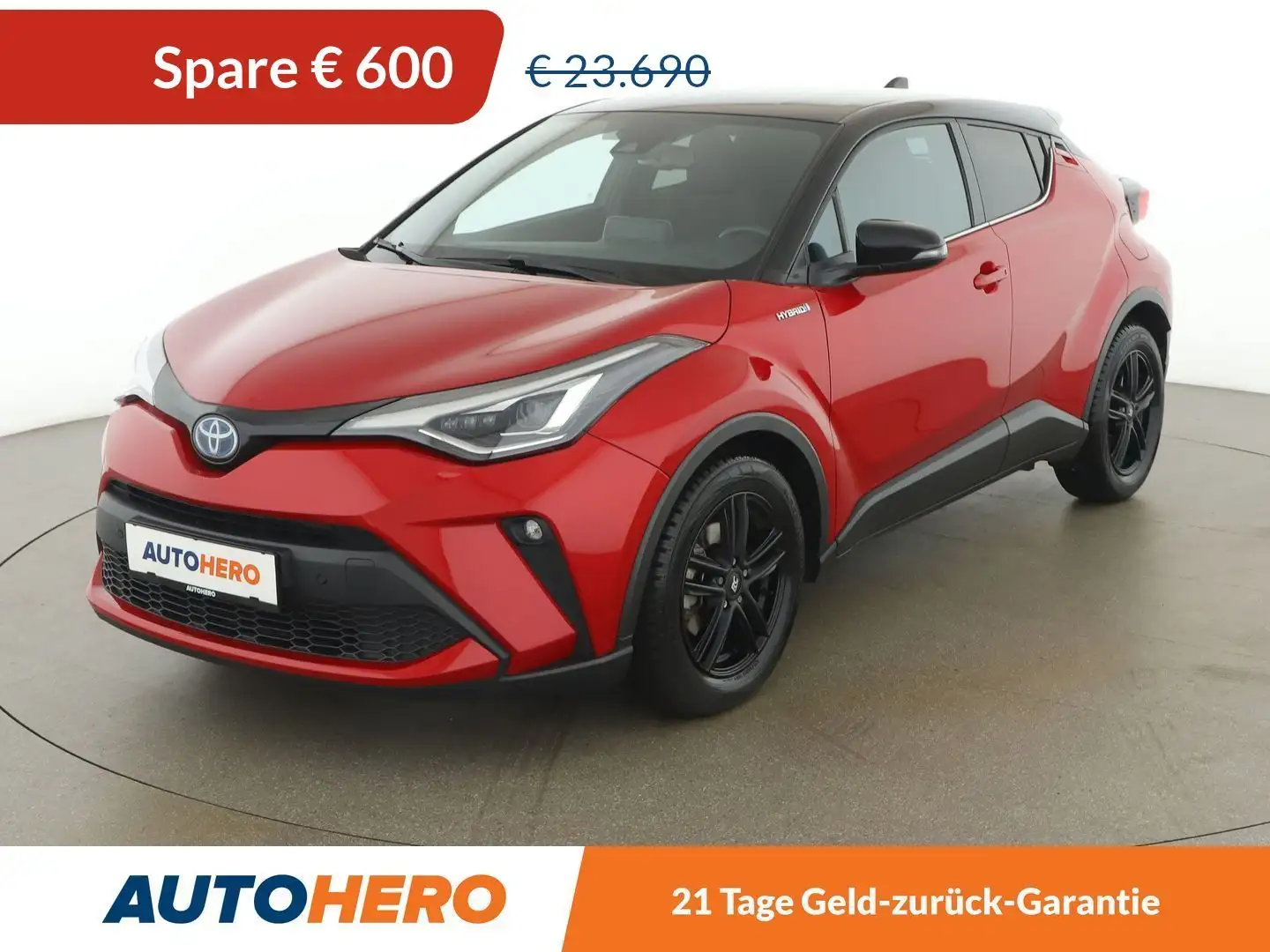 Toyota C-HR 1.8 Hybrid LUB Aut. *ACC*LED*CAM*SPUR*TOT* Rot - 1