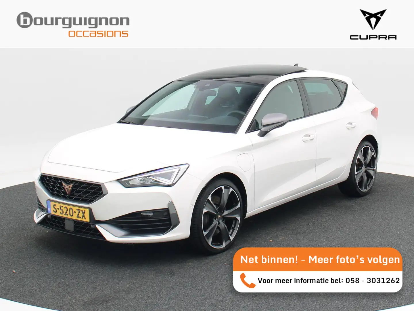 CUPRA Leon 1.4 e-Hybrid 245 Pk Automaat VZ Adrenaline | Panor Wit - 1