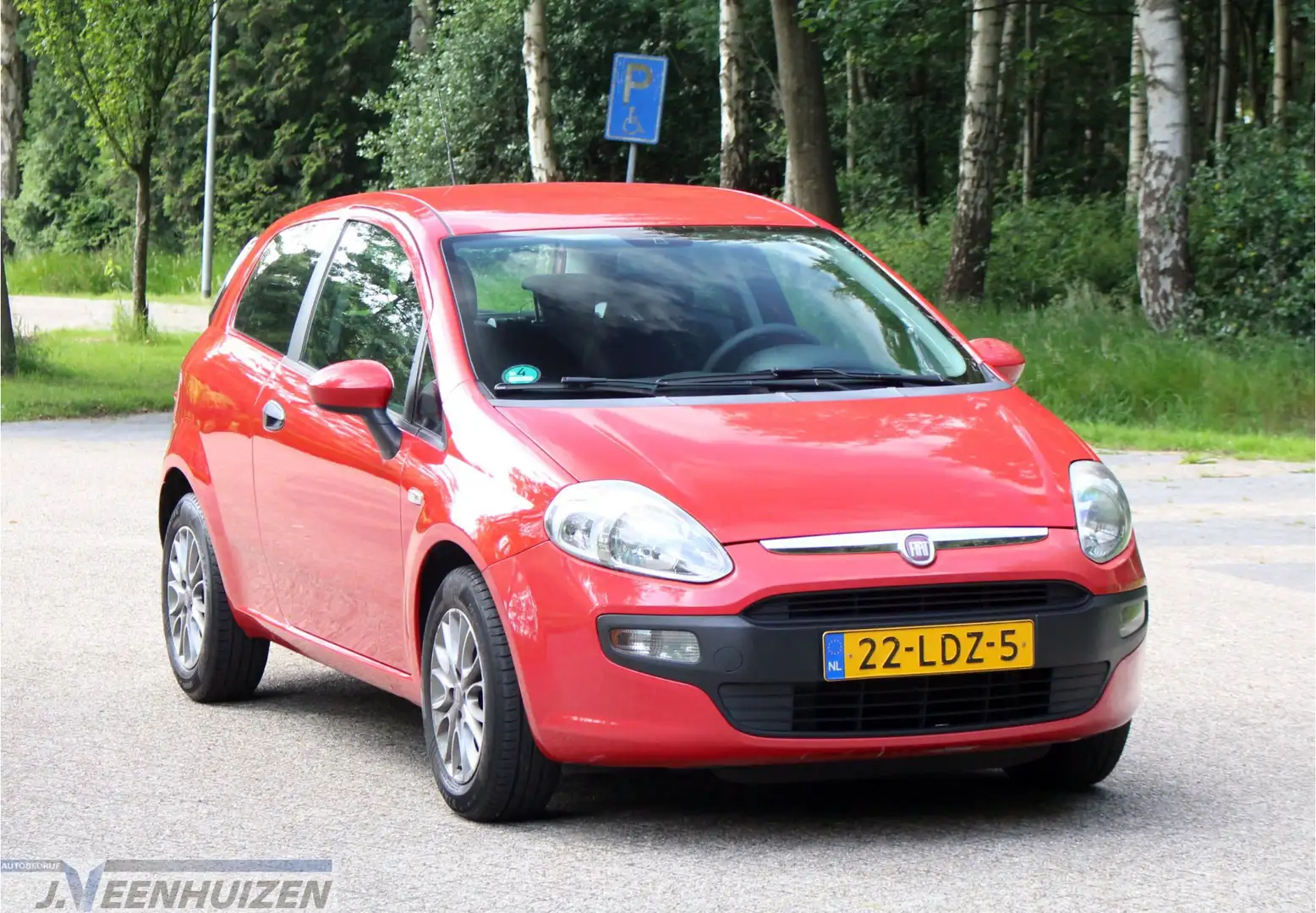 Fiat Punto Evo 1.2 Active | 2010 | Airco | Nwe APK | Rouge - 1