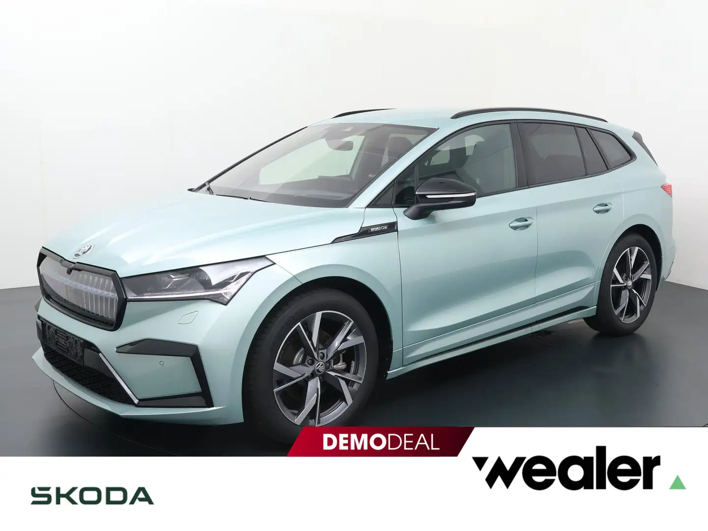 Skoda Enyaq 60 Sportline 180 pk Navigatie | CANTON geluidssyst Grijs - 1