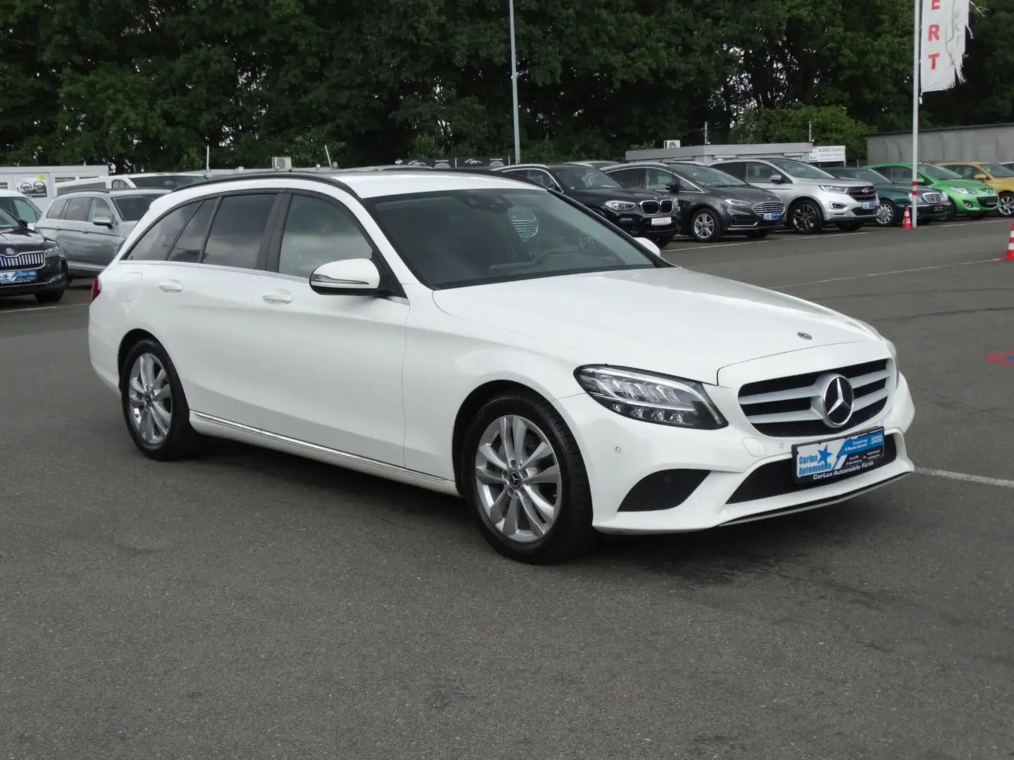 Mercedes-Benz C 220 C220d-T-Modell*Aut.Leder*LED*Burmeister*SHZ*1-Hd Weiß - 2
