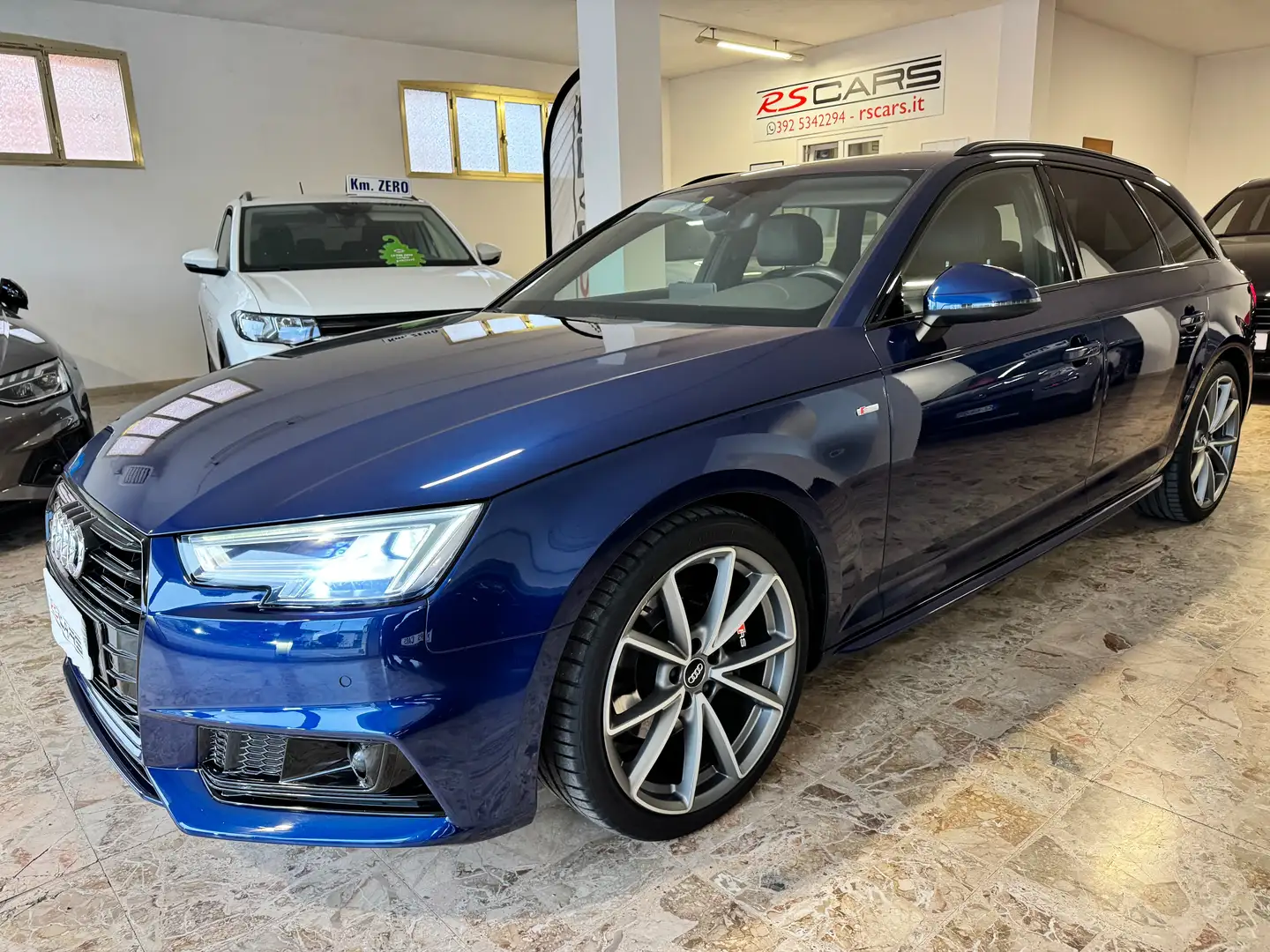 Audi A4 Avant 2.0 tdi Str S line Fari Led Ambiente Tele 19 Blue - 1