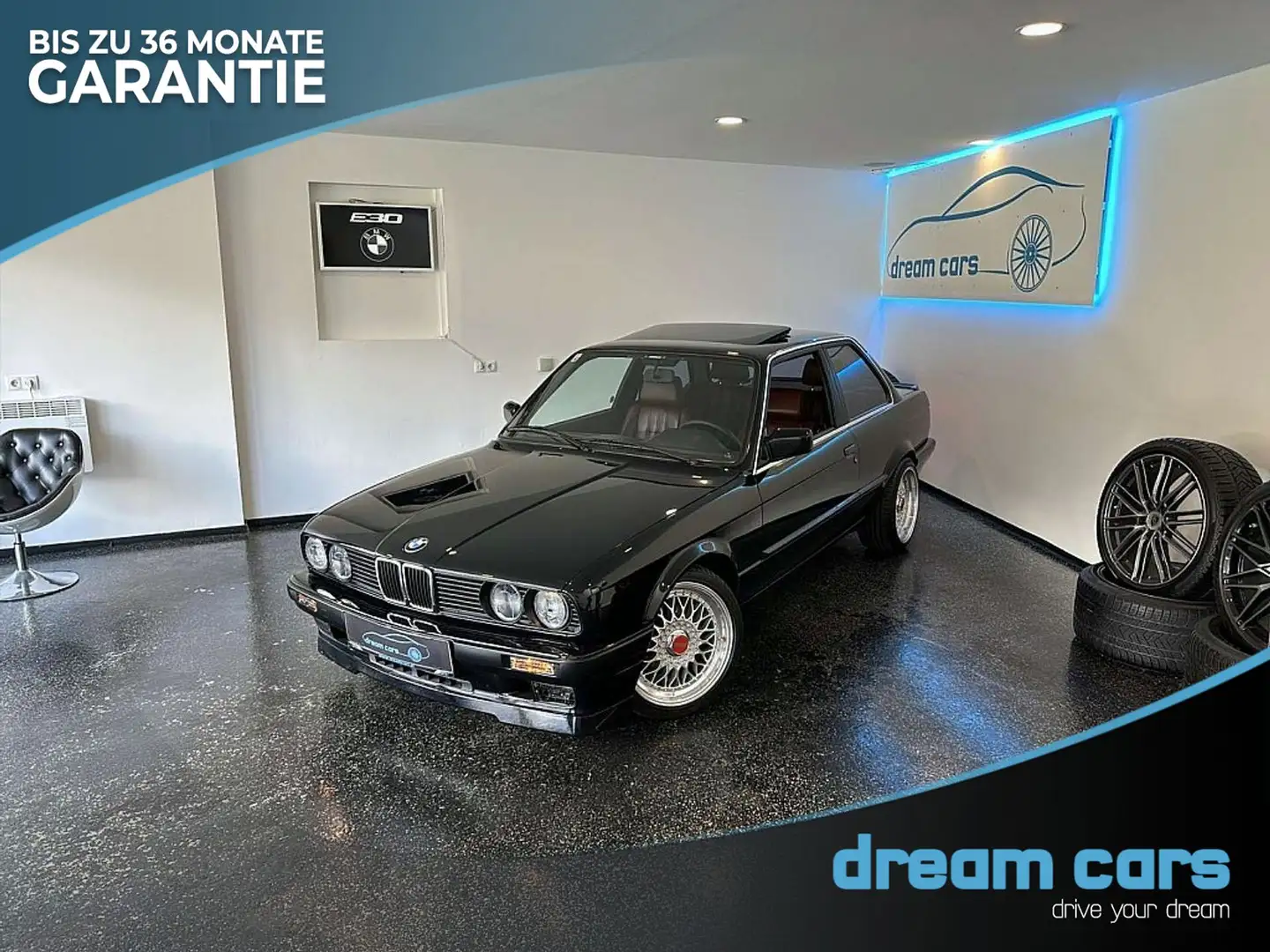 BMW 325 325i E30 *M-TECHNIK*SCHIEBEDACH*TOP ZUSTAND* Negro - 1