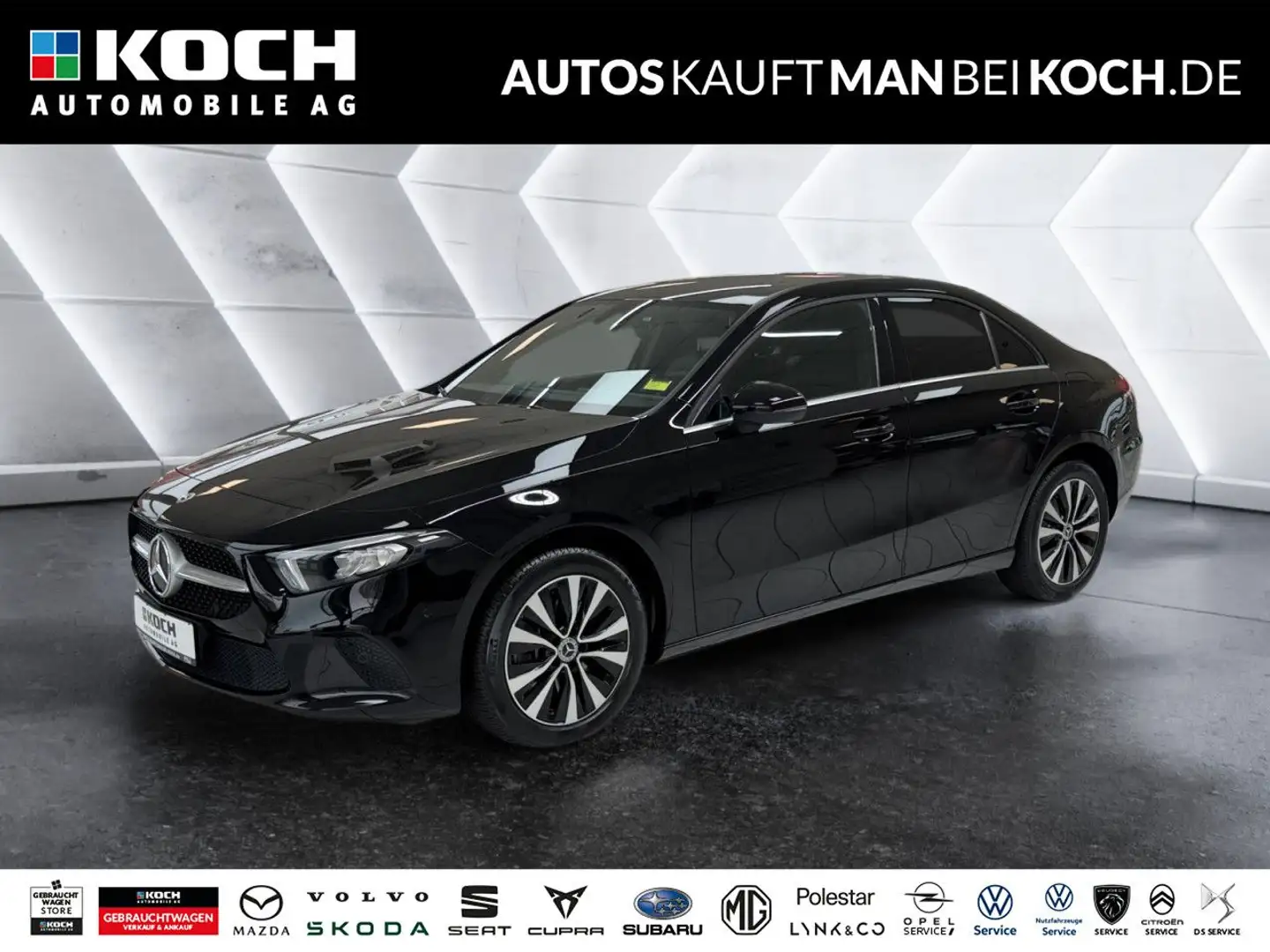 Mercedes-Benz A 250 e Lim. Style LED SHZ NAVI PDC KAM TEMP Klima Noir - 1