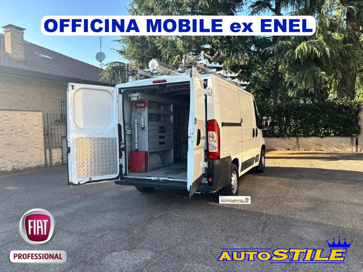 Fiat Ducato 2.3 MJT 16V OFFICINA MOBILE EX ENEL - ATTREZZATO Bianco - 1