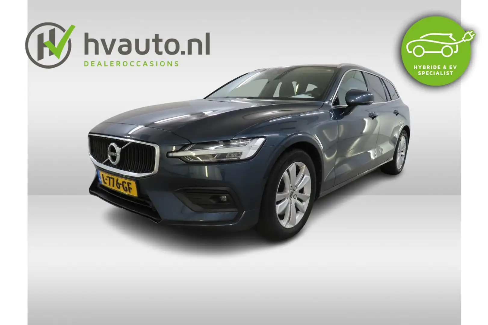 Volvo V60 2.0 B3 163PK BUSINESS PRO AUT8 | Navi | Standdache Modrá - 1