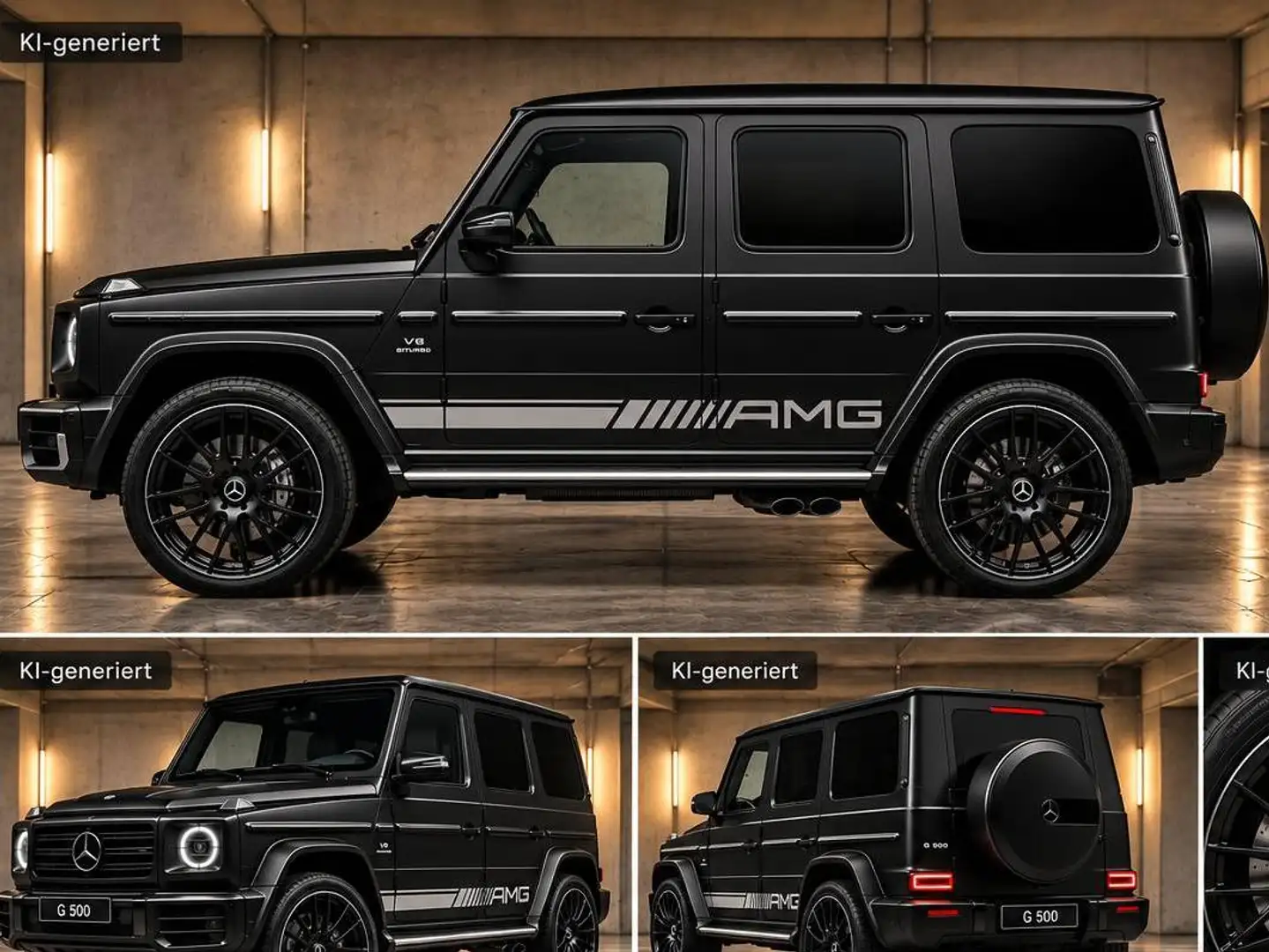 Mercedes-Benz G 500 G500 4MATIC Aut. Schwarz - 1