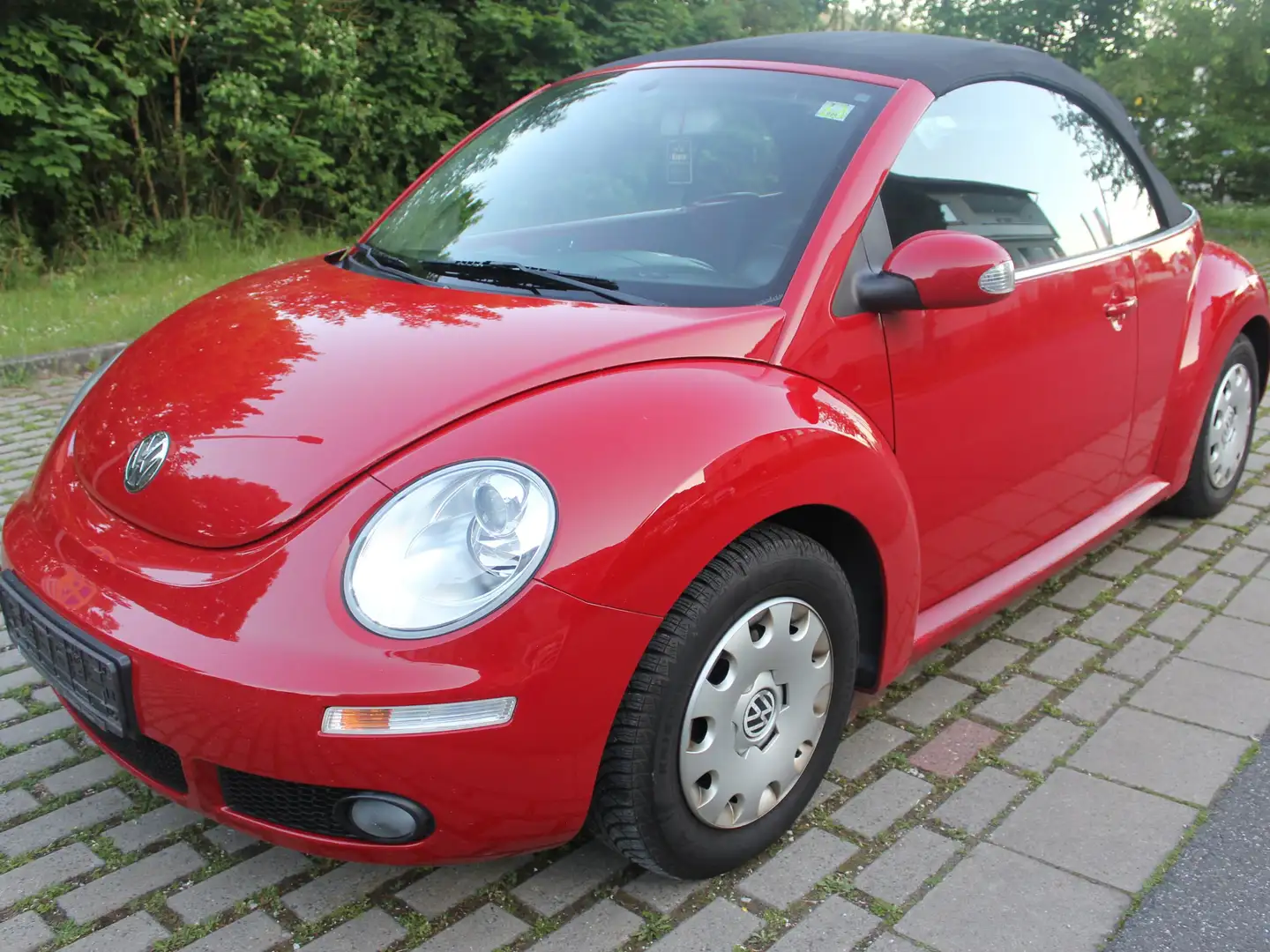 Volkswagen New Beetle Cabriolet 1.6+TOP+CHECKH+SHZ+KLIMA Rojo - 1